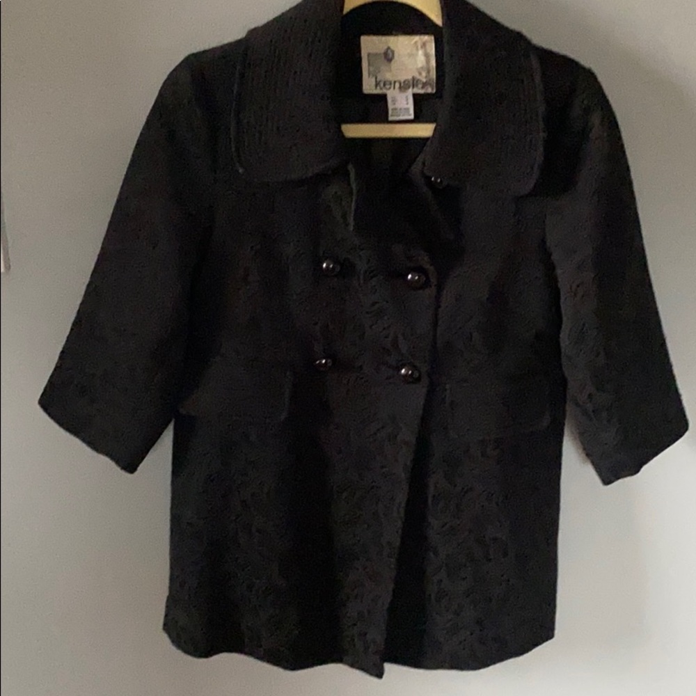 Kenzie floral print peacoat